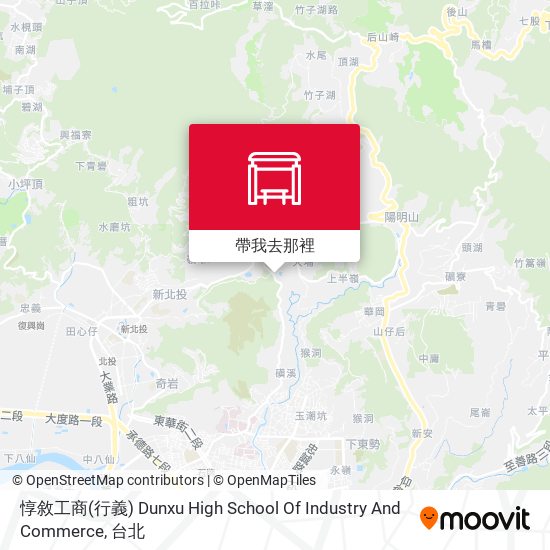 惇敘工商(行義) Dunxu High School Of Industry And Commerce地圖