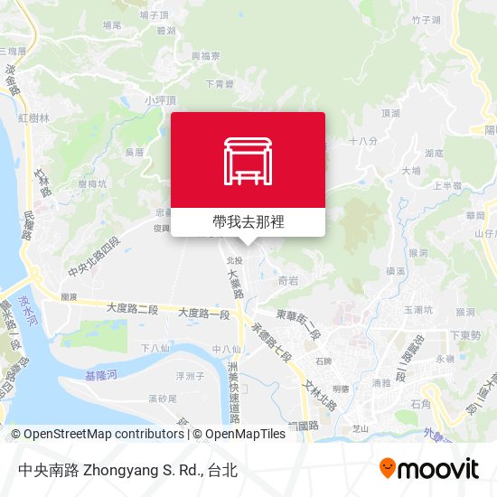 中央南路 Zhongyang S. Rd.地圖