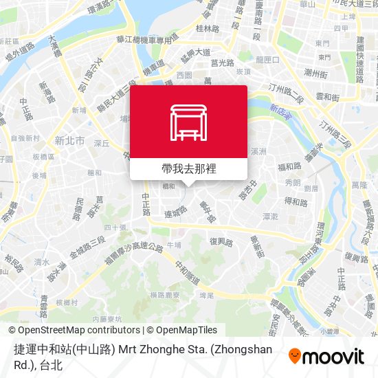 捷運中和站(中山路) Mrt Zhonghe Sta. (Zhongshan Rd.)地圖