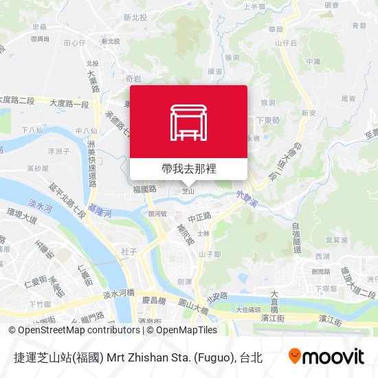 捷運芝山站(福國) Mrt Zhishan Sta. (Fuguo)地圖