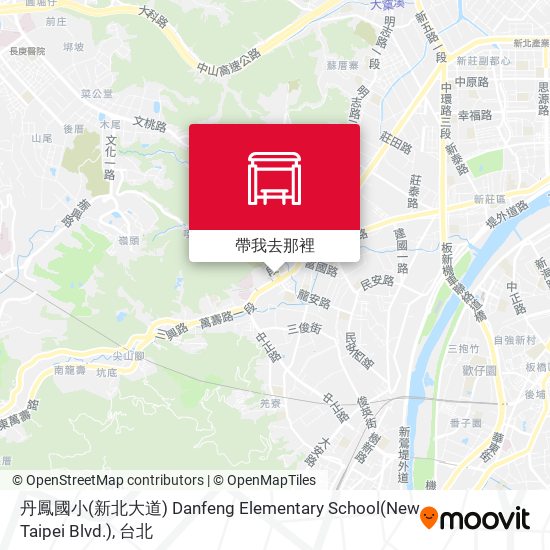 丹鳳國小(新北大道) Danfeng Elementary School(New Taipei Blvd.)地圖