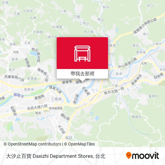 大汐止百貨 Daxizhi Department Stores地圖