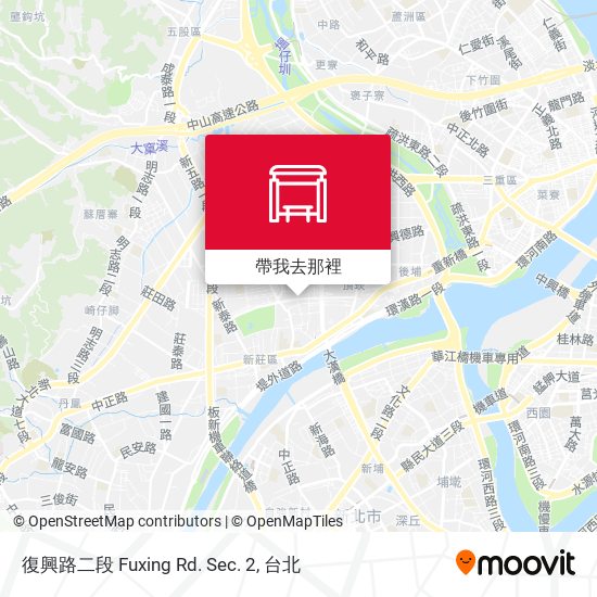 復興路二段 Fuxing Rd. Sec. 2地圖