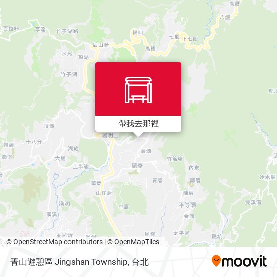 菁山遊憩區 Jingshan Township地圖