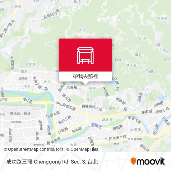 成功路三段 Chenggong Rd. Sec. 3地圖