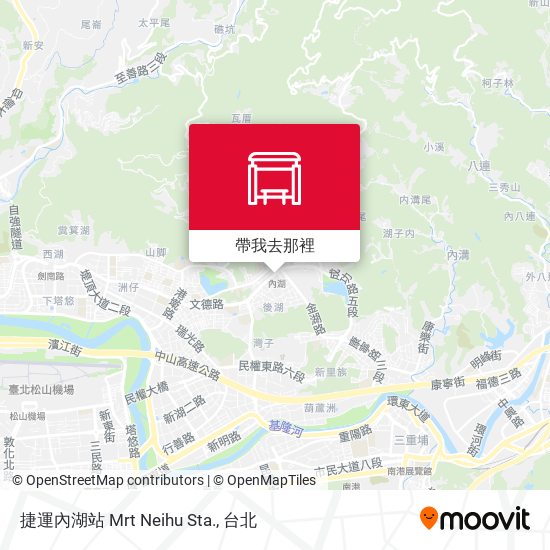 捷運內湖站 Mrt Neihu Sta.地圖