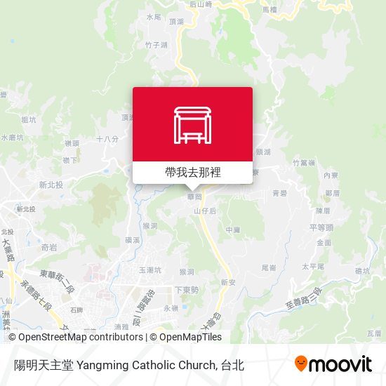 陽明天主堂 Yangming Catholic Church地圖