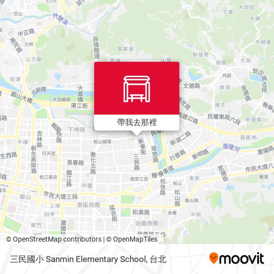 三民國小 Sanmin Elementary School地圖
