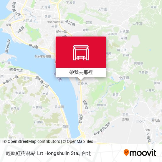 輕軌紅樹林站 Lrt Hongshulin Sta.地圖