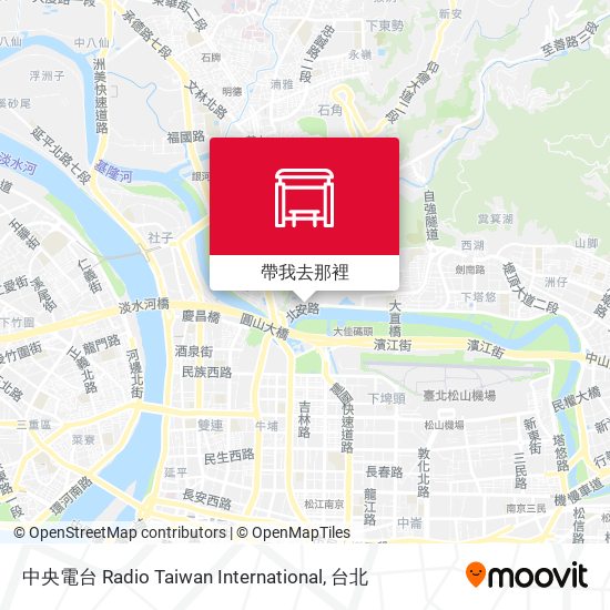 中央電台 Radio Taiwan International地圖
