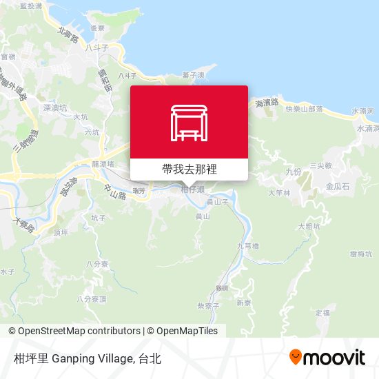 柑坪里 Ganping Village地圖