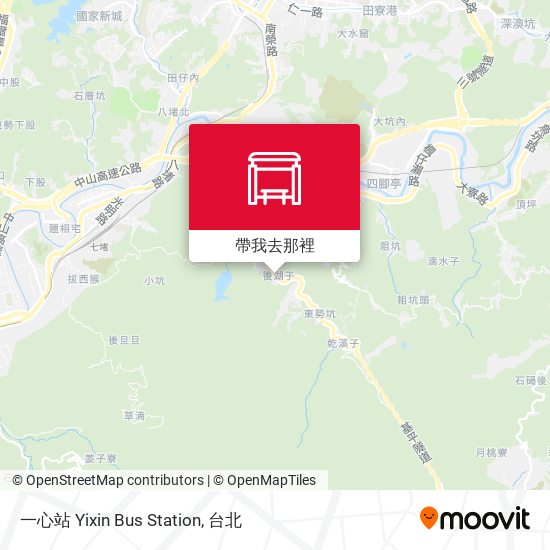 一心站 Yixin Bus Station地圖