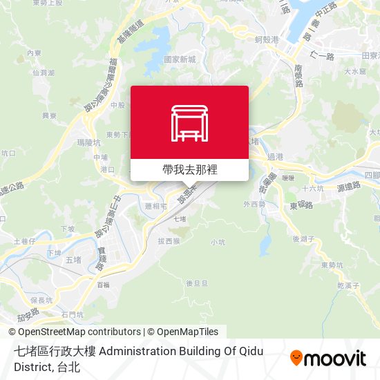 七堵區行政大樓 Administration Building Of Qidu District地圖