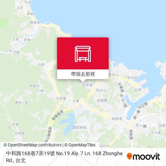 中和路168巷7弄19號 No.19 Aly. 7 Ln. 168 Zhonghe Rd.地圖