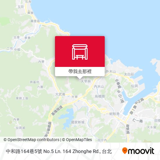 中和路164巷5號 No.5 Ln. 164 Zhonghe Rd.地圖
