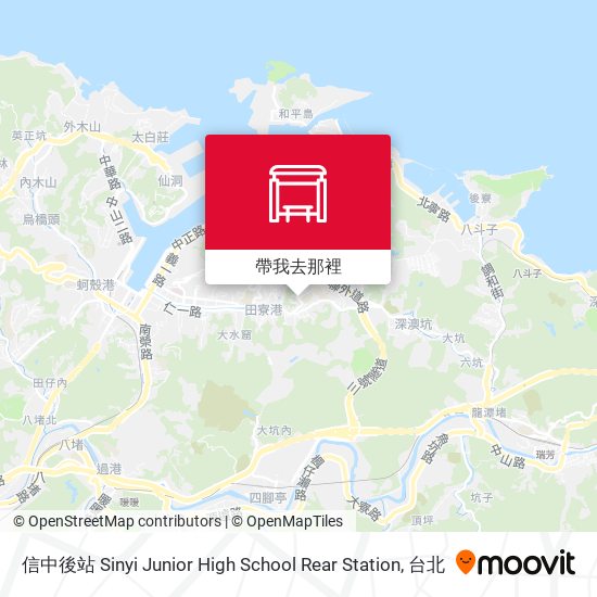 信中後站 Sinyi Junior High School Rear Station地圖