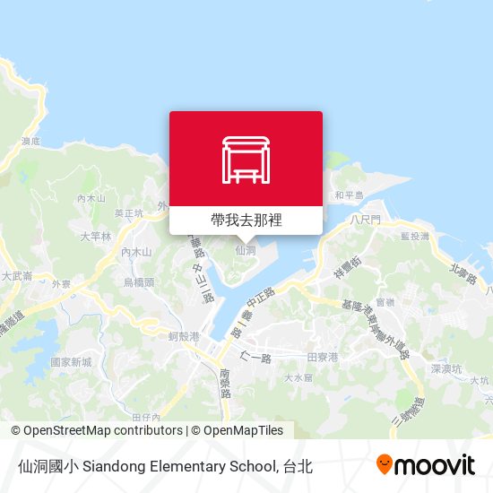 仙洞國小 Siandong Elementary School地圖