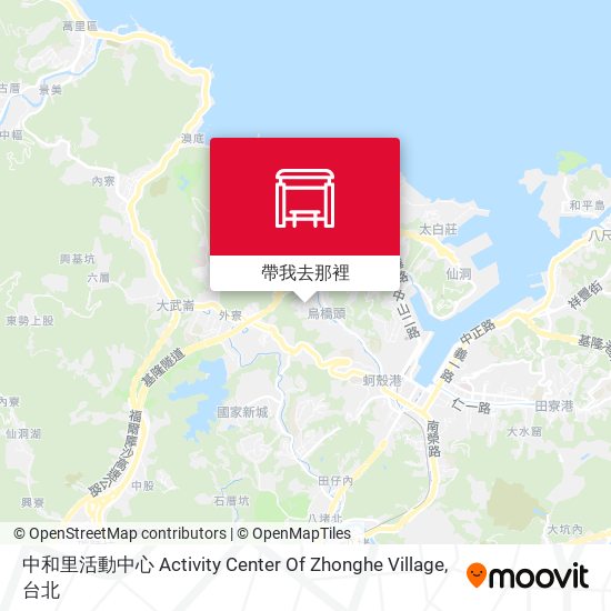 中和里活動中心 Activity Center Of Zhonghe Village地圖