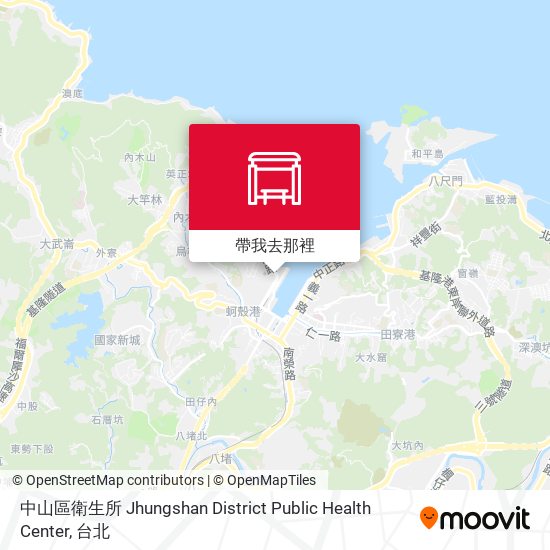 中山區衛生所 Jhungshan District Public Health Center地圖
