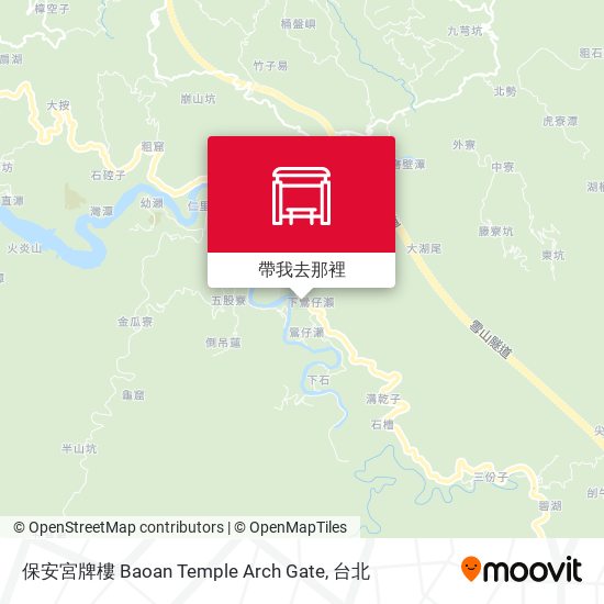 保安宮牌樓 Baoan Temple Arch Gate地圖