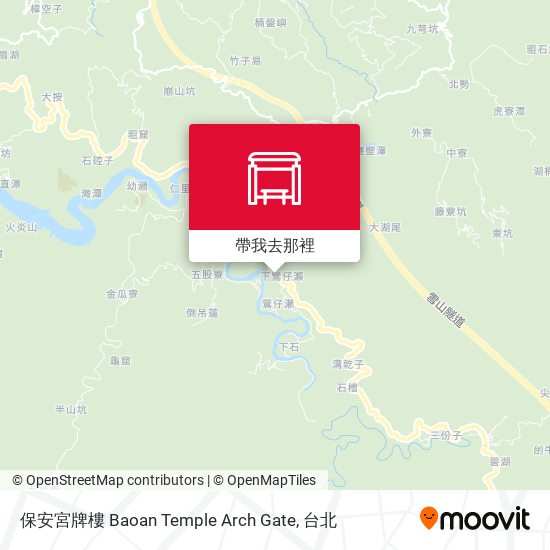 保安宮牌樓 Baoan Temple Arch Gate地圖