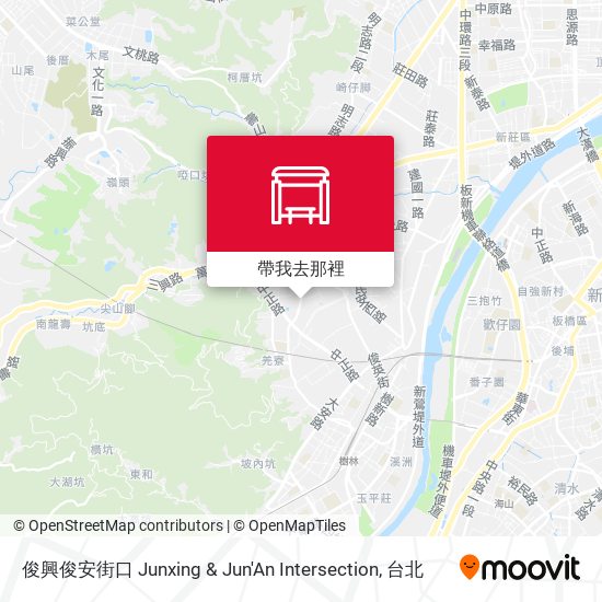 俊興俊安街口 Junxing & Jun'An Intersection地圖