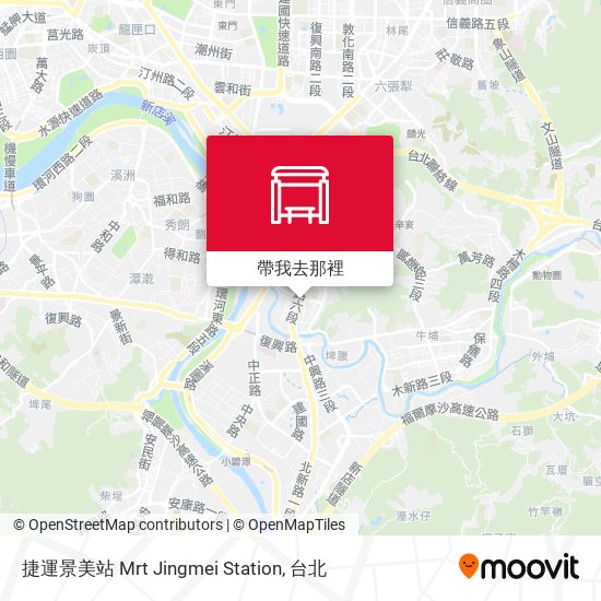 捷運景美站 Mrt Jingmei Station地圖