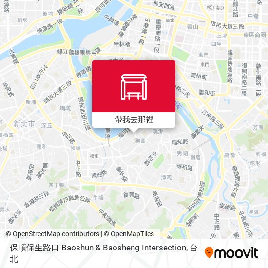 保順保生路口 Baoshun & Baosheng Intersection地圖