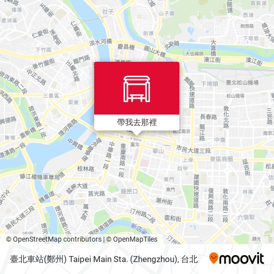 臺北車站(鄭州) Taipei Main Sta. (Zhengzhou)地圖