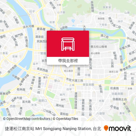 捷運松江南京站 Mrt Songjiang Nanjing Station地圖