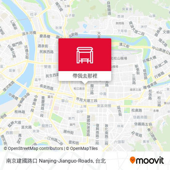 南京建國路口 Nanjing-Jianguo-Roads地圖
