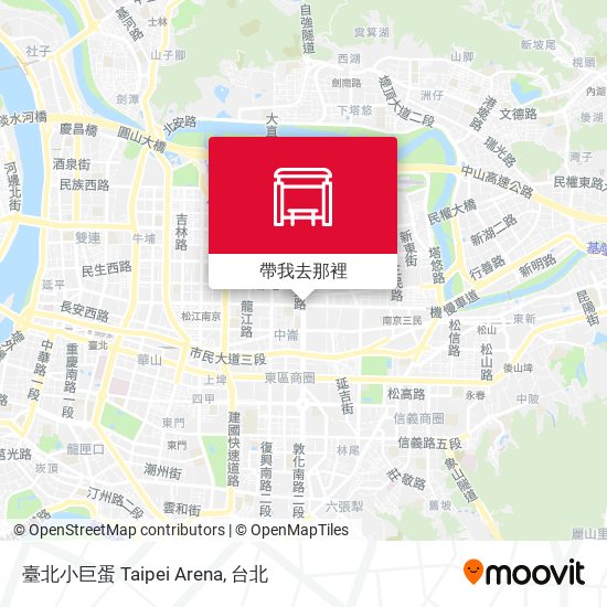臺北小巨蛋 Taipei Arena地圖
