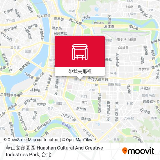華山文創園區 Huashan Cultural And Creative Industries Park地圖