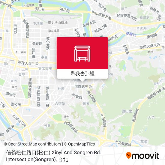 信義松仁路口(松仁) Xinyi And Songren Rd. Intersection(Songren)地圖