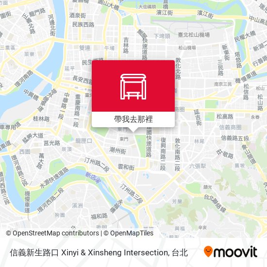 信義新生路口 Xinyi & Xinsheng Intersection地圖