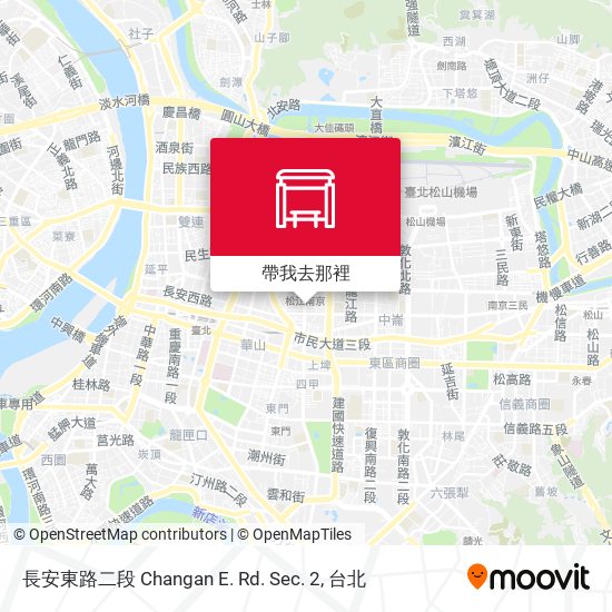長安東路二段 Changan E. Rd. Sec. 2地圖
