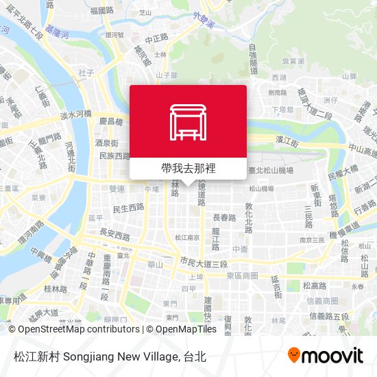 松江新村 Songjiang New Village地圖