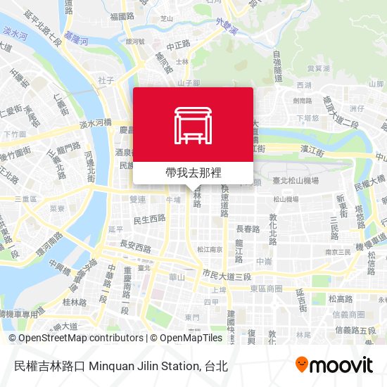 民權吉林路口 Minquan Jilin Station地圖