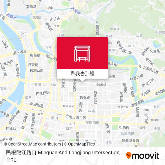 民權龍江路口 Minquan And Longjiang Intersection地圖