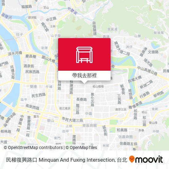 民權復興路口 Minquan And Fuxing Intersection地圖