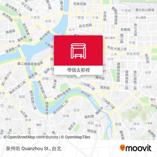 泉州街 Quanzhou St.地圖