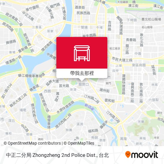 中正二分局 Zhongzheng 2nd Police Dist.地圖