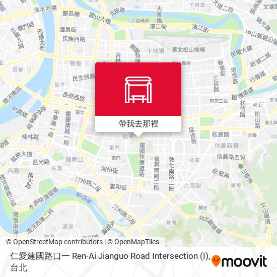 仁愛建國路口一 Ren-Ai Jianguo Road Intersection地圖