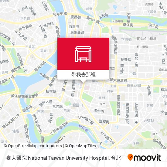 臺大醫院 National Taiwan University Hospital地圖