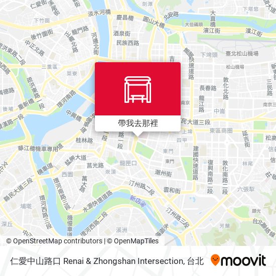 仁愛中山路口 Renai & Zhongshan Intersection地圖