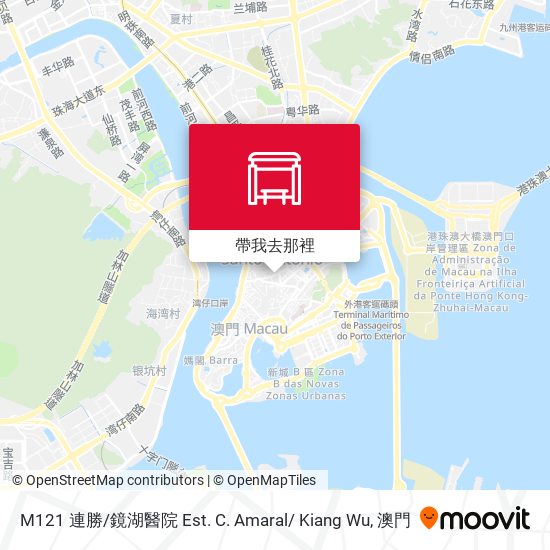 M121 連勝 / 鏡湖醫院 Est. C. Amaral/ Kiang Wu地圖