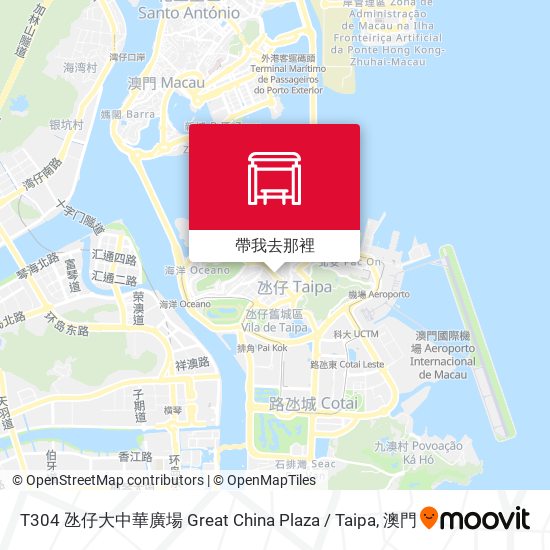 T304 氹仔大中華廣場 Great China Plaza / Taipa地圖