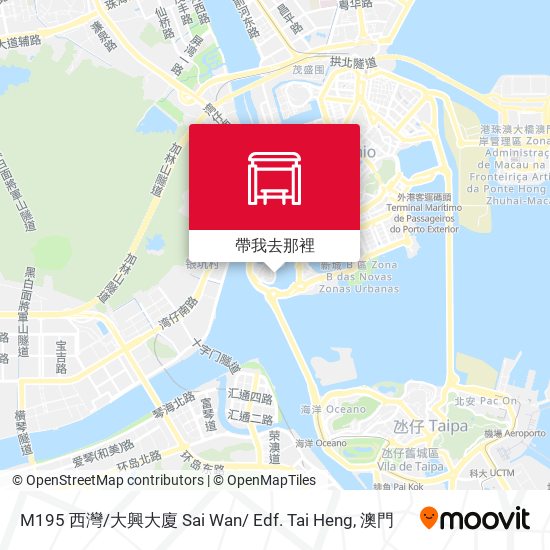 M195 西灣 / 大興大廈 Sai Wan/ Edf. Tai Heng地圖