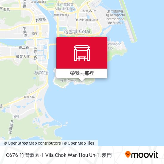 C676 竹灣豪園-1 Vila Chok Wan Hou Un-1地圖