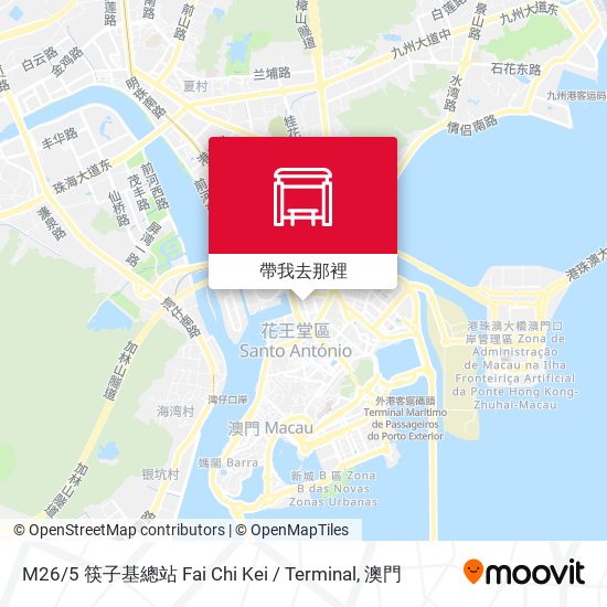M26 / 5 筷子基總站 Fai Chi Kei / Terminal地圖